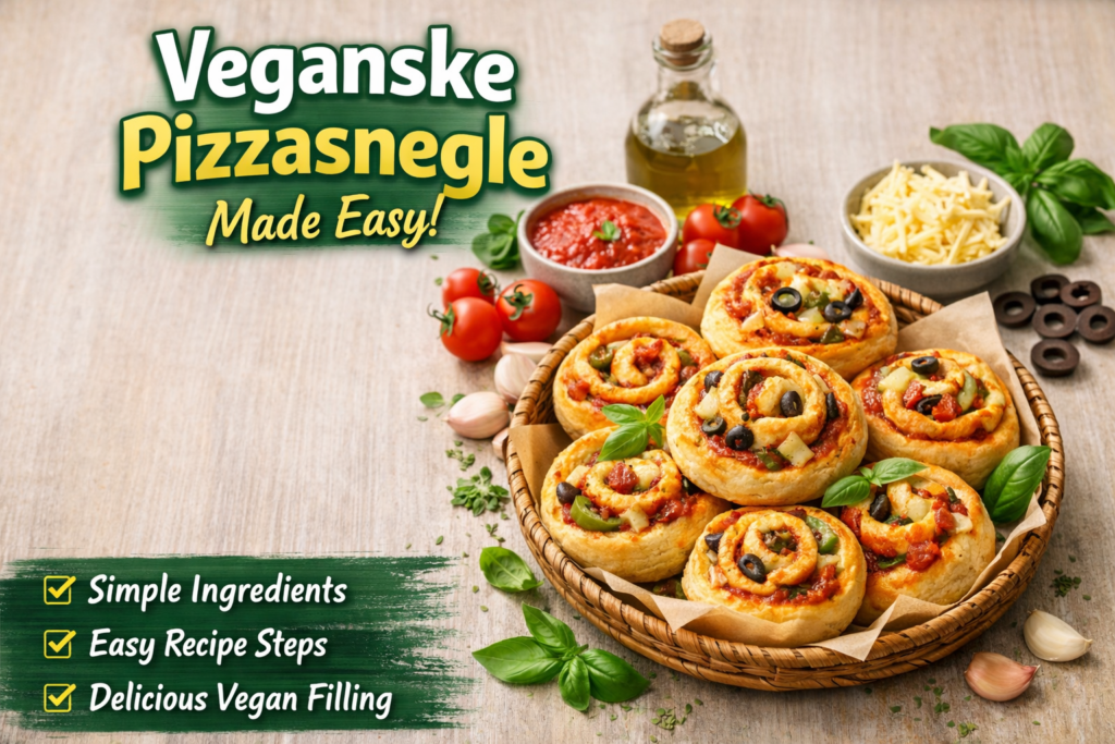 Veganske Pizzasnegle